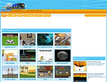 Tablet Screenshot of flashxaddictingxgames.com